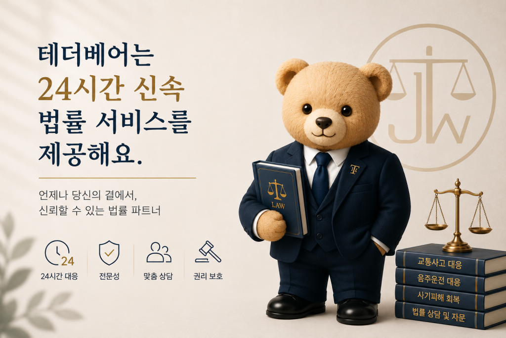 테더베어 24시간 법률 상담 서비스